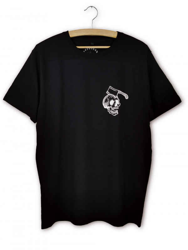 T-shirt 'Dead Butcher' en coton organique pour hommes et femmes de la marque suisse streetwear bastonnade clothing.