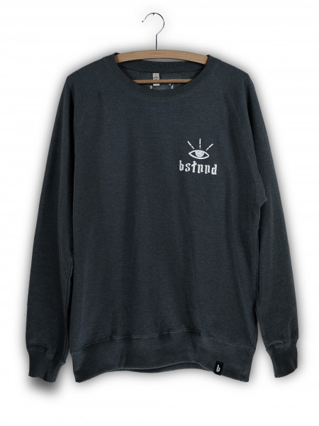 'Jacob's Ladder' crew sweater (recycled fabrics) for men and women by swiss streetwear brand bastonnade clothing.