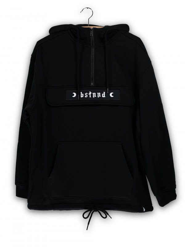 'LUNA' sweat pull over hoodie for men and women by swiss streetwear brand bastonnade clothing.