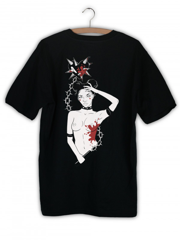 T-shirt oversize 'Love Hurts' pour hommes et femmes de la marque suisse streetwear bastonnade clothing.