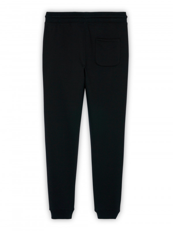 Back of the 'Gothic' jogging pants for men and women by swiss streetwear brand bastonnade clothing.