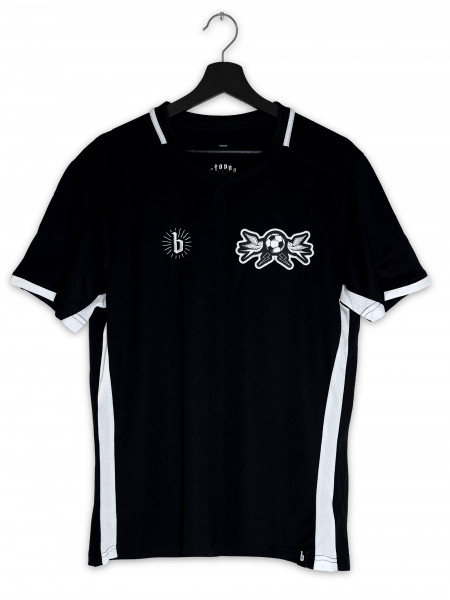 Front of the Bastonnade football shirt for men and women by swiss streetwear brand bastonnade clothing.